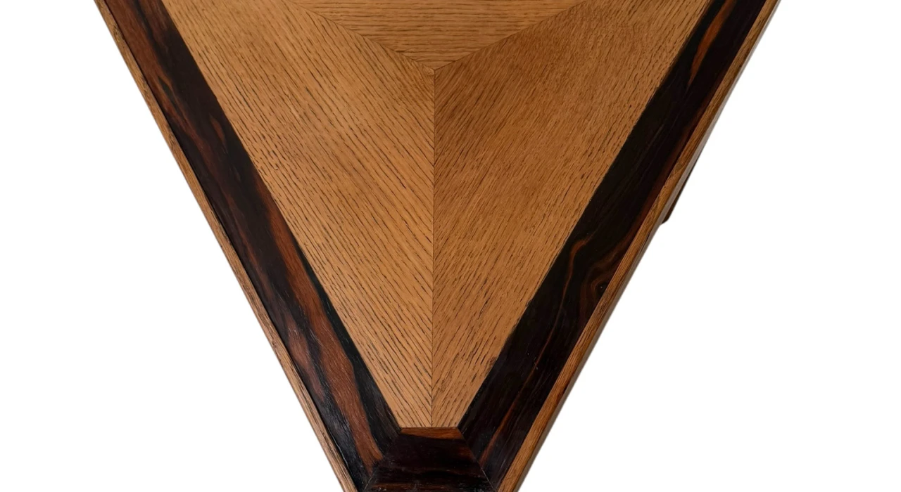 Art Deco Modernist Triangular Side Table by Anton Lucas, 1920s